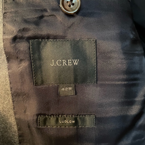 MINT! J.CREW LUDLOW SUIT JACKET 42R SUPER 130s ITALIAN WOOL MSRP $388 - Picture 3 of 4